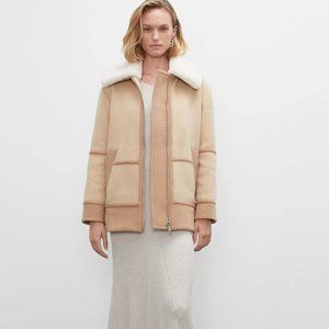 NWT Club Monaco | Mixed Media Wool Moto Jacket